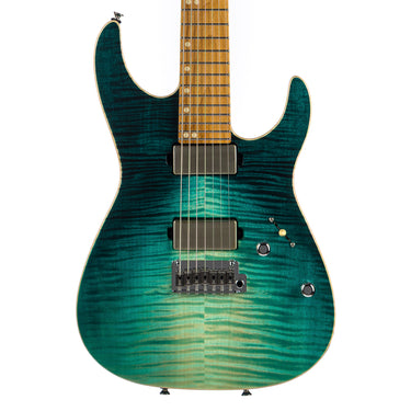 Tom Anderson Angel 7 - Teal Wakesurf. Available at Interstellar Guitars in San Antonio, Texas.