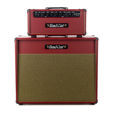 Bad Cat Mark Sampson Era 30 Head & 2x12 Ear 30 Cabinet - Burgundy w/Gold Grille at Interstellar Guitars