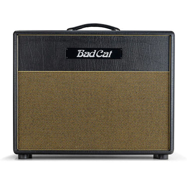 Bad Cat Players Series 1x12 Cab - Black w/Gold Weave Grille at Interstellar Guitars
