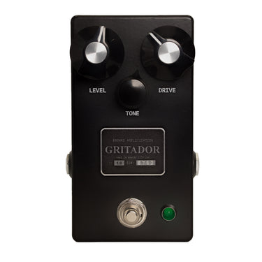 Browne Amplification Gritador - Black effect pedal photographed at Interstellar Guitars in San Antonio, TX