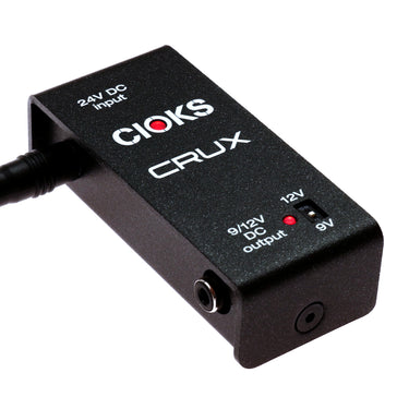 Cioks CIO-CRX CRUX Converter for DC7 Pedalboard Power Supply power photographed at Interstellar Guitars in San Antonio, TX