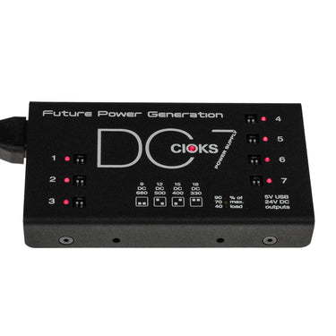 Cioks DC7 - 7 Isolated Outlets Pedalboard Power Supply power photographed at Interstellar Guitars in San Antonio, TX