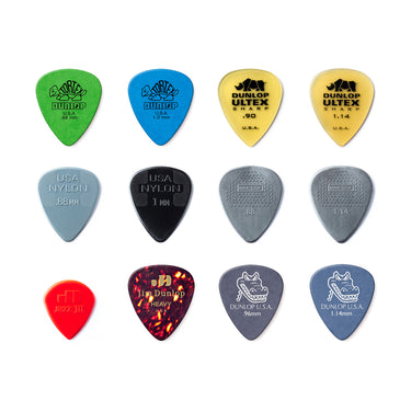 Dunlop Guitar Pick Medium/Heavy Variety 12 Pack picks photographed at Interstellar Guitars in San Antonio, TX