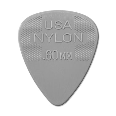 Dunlop Nylon Standard Pick .60mm picks photographed at Interstellar Guitars in San Antonio, TX
