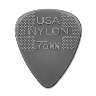 Dunlop Nylon Standard Pick .73mm picks photographed at Interstellar Guitars in San Antonio, TX