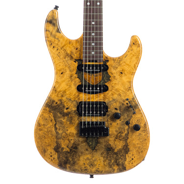 ESP Original Series Snapper CTM Buckeye Burl / RW - Natural at Interstellar Guitars