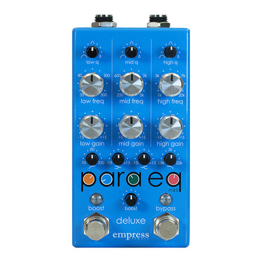 Empress Effects Para EQ MKII Deluxe effect pedal photographed at Interstellar Guitars in San Antonio, TX