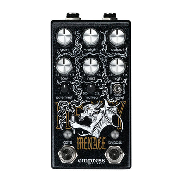 Shop Empress Effects Heavy Menace Distortion, an effect pedal from Empress Effects. Available now at Interstellar Guitars, San Antonio TX.