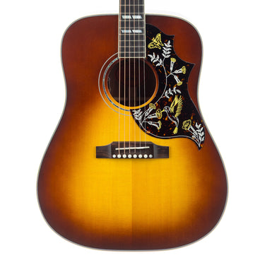 Gibson Custom Shop Limited Greatest Hits II Hummingbird Koa Carpathian Spruce. Available now at Interstellar Guitars, San Antonio TX.