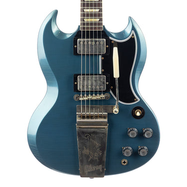 Gibson Custom Shop Murphy Lab 1964 SG Standard Reissue w/ Maestro - Pelham Blue, Ultra Light Aged at Interstellar Guitars