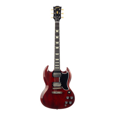 Gibson Custom Shop 1961 Les Paul SG VOS Cherry Red - Full Front View at Interstellar Guitars