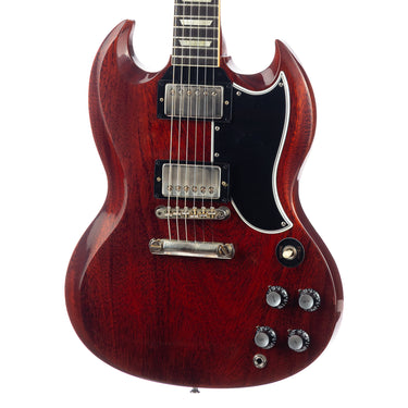 Gibson Custom Shop 1961 Les Paul SG VOS Cherry Red - Both Pickups Detail at Interstellar Guitars