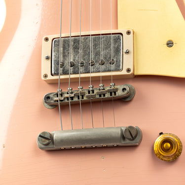 Gibson M2M Murphy Lab '57 Les Paul Shell Pink - Bridge and Tailpiece at Interstellar Guitars