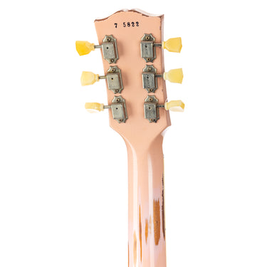 Gibson M2M Murphy Lab '57 Les Paul Shell Pink - Headstock Back at Interstellar Guitars