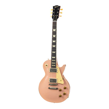 Gibson M2M Murphy Lab '57 Les Paul Shell Pink - Angled Front View at Interstellar Guitars