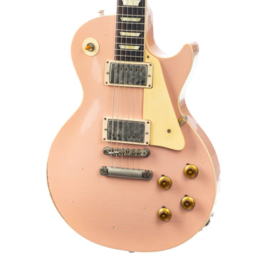 Gibson M2M Murphy Lab '57 Les Paul Shell Pink - Body Upper View at Interstellar Guitars