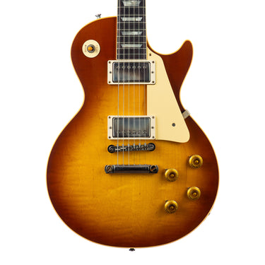 Gibson Custom Shop 1958 Les Paul VOS Bourbon Burst - Front View at Interstellar Guitars