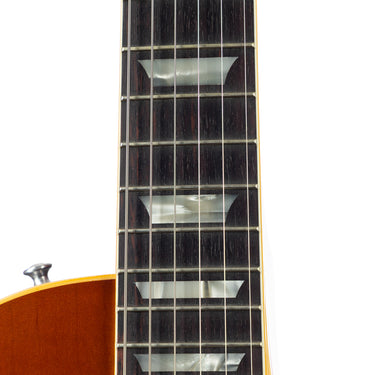 Gibson Custom Shop 1958 Les Paul VOS Bourbon Burst - Fretboard Detail at Interstellar Guitars