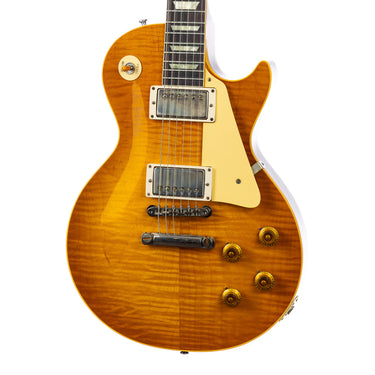Gibson Custom Shop '59 Les Paul VOS Dirty Lemon - Body Alternate Angle at Interstellar Guitars