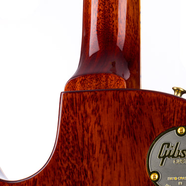 Gibson Custom Shop '59 Les Paul Dark Cherry - Neck Heel Joint at Interstellar Guitars