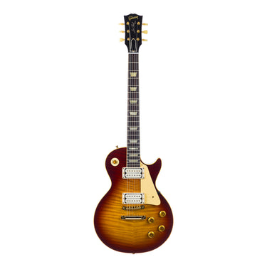 Gibson Custom Shop '59 Les Paul Dark Cherry - Full Front View at Interstellar Guitars