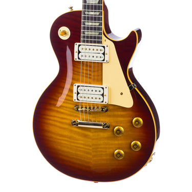Gibson Custom Shop '59 Les Paul Dark Cherry - Body Detail View at Interstellar Guitars