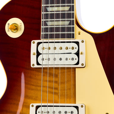 Gibson Custom Shop '59 Les Paul Dark Cherry - Neck Pickup Detail at Interstellar Guitars