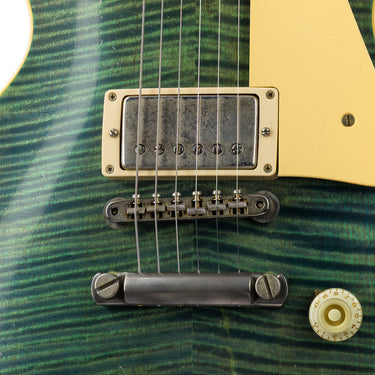 Gibson Custom Shop Murphy Lab '59 Les Paul Ocean Magenta - Pickups Detail at Interstellar Guitars