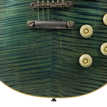 Gibson Custom Shop Murphy Lab '59 Les Paul Ocean Magenta - Binding Detail at Interstellar Guitars