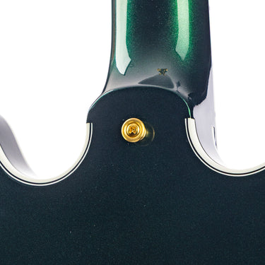 Gibson Custom Shop 1959 ES-355 British Racing Green - Neck Heel Joint at Interstellar Guitars
