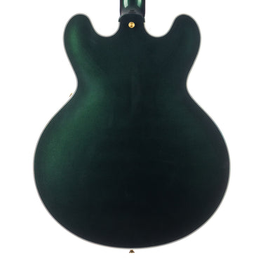 Gibson Custom Shop 1959 ES-355 British Racing Green - Back Body Detail at Interstellar Guitars