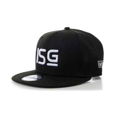 ISG flagship - New Era 9Fifty Snapback - Black with White at Interstellar Guitars