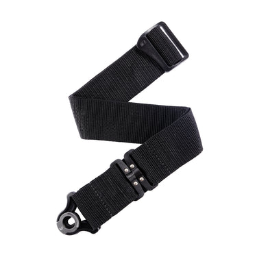 D'Addario Auto Lock Swivel Polypro Guitar Strap Black guitar accessory photographed at Interstellar Guitars in San Antonio, TX