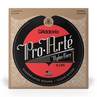D'Addario EJ45 Pro Arte' Nylon Classical Guitar Strings - Normal Tension guitar strings photographed at Interstellar Guitars in San Antonio, TX