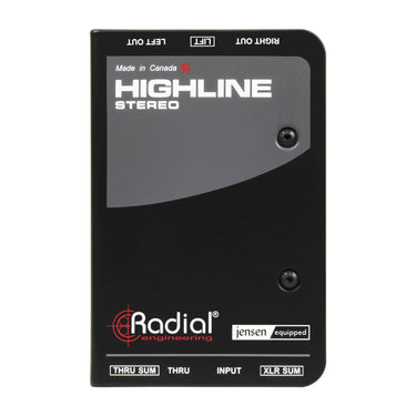 Radial Engineering Highline Stereo - Stereo Passive Line Isolator effect pedal photographed at Interstellar Guitars in San Antonio, TX