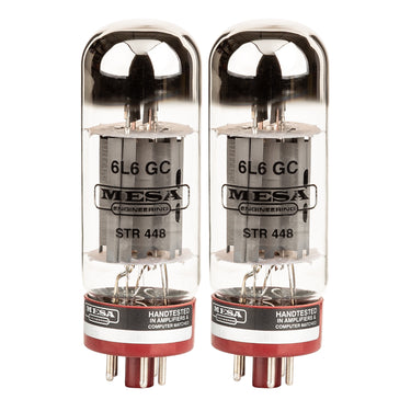 Mesa Boogie 6L6 GC STR 448 Duet - Power Tubes tubes photographed at Interstellar Guitars in San Antonio, TX