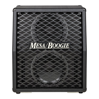 Mesa Boogie Split Back 2x12 Cabinet - Black Bronco / Black Metal Grille at Interstellar Guitars