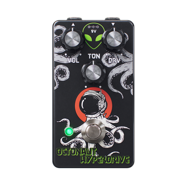 Interstellar Audio Machines Octonaut Hyperdrive effect pedal photographed at Interstellar Guitars in San Antonio, TX