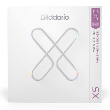 D'Addario XSM11540 Custom Medium Coated Mandolin Strings - 11.5-40 Custom Medium guitar strings photographed at Interstellar Guitars in San Antonio, TX