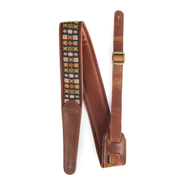Martin Vintage Walnut Leather Strap guitar accessory photographed at Interstellar Guitars in San Antonio, TX