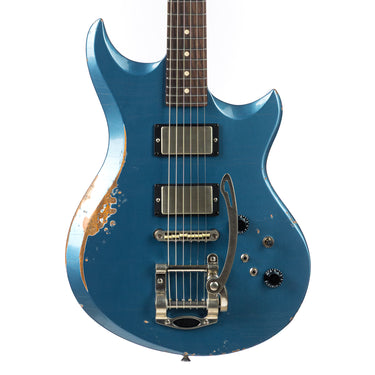 Tom Anderson Guitarworks Wolfhound In-Distress - Pelham Blue