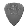 Dunlop Nylon Standard Pick .73mm picks photographed at Interstellar Guitars in San Antonio, TX