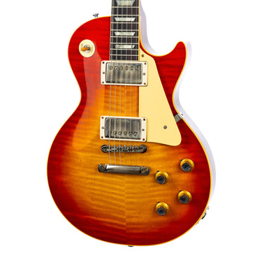 Gibson Custom Shop '60 Les Paul VOS Washed Cherry - Body Angled View at Interstellar Guitars