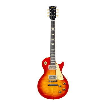 Gibson Custom Shop '60 Les Paul VOS Washed Cherry - Full Front View at Interstellar Guitars