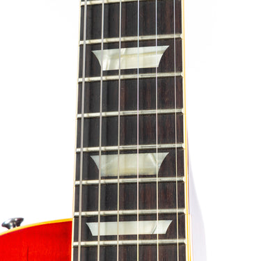 Gibson Custom Shop '60 Les Paul VOS Washed Cherry - Fretboard Detail at Interstellar Guitars