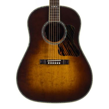 Gibson Custom Advanced Jumbo Anniversary Limited Edition acoustic guitar in Cremona Burst Available at Interstellar Guitars in San Antonio, Texas.