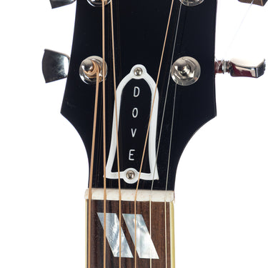 Gibson Dove Original Antique Natural - Nut Detail at Interstellar Guitars