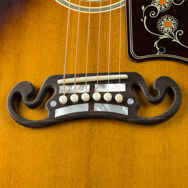 Gibson Murphy Lab Pre-War SJ-200 - Bridge and Saddle Detail at Interstellar Guitars