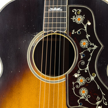 Gibson Murphy Lab Pre-War SJ-200 - Soundhole and Pickguard Detail at Interstellar Guitars