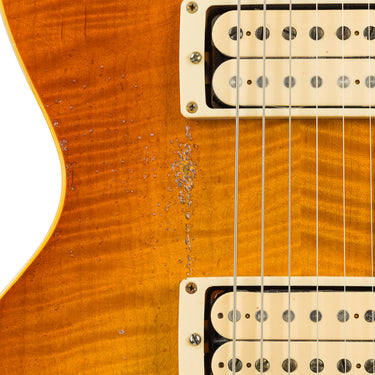 Gibson Murphy Lab '59 Les Paul BOTB #86 - Upper Body Wear Detail at Interstellar Guitars